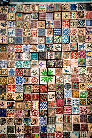 Materials Used in the Creation of Western Diamond Rugs
